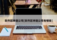 软件区块链公司[软件区块链公司有哪些]